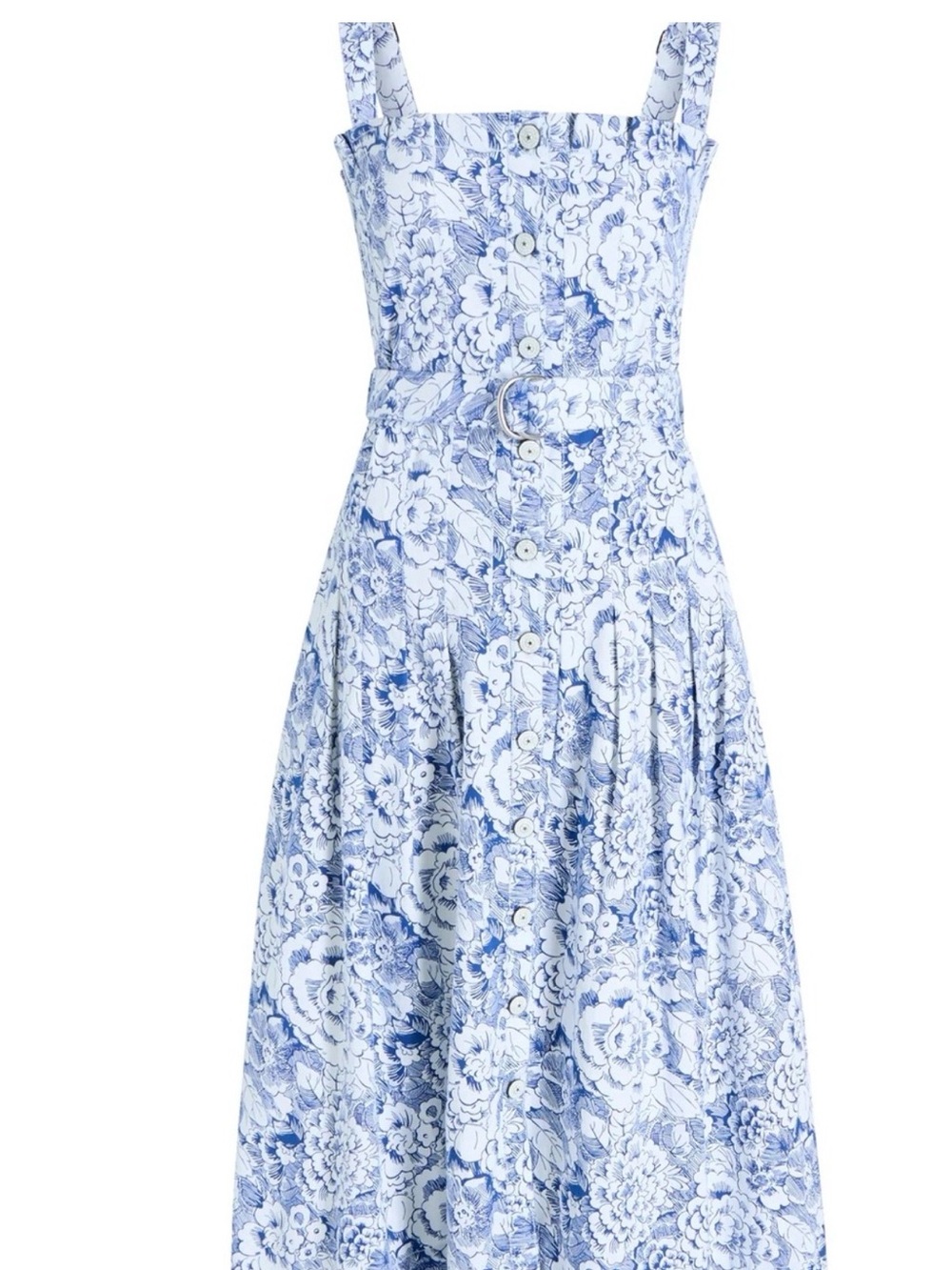 Cinq a Sept Brawnen Sketchbook Floral Print Dress - Picture 2 of 5